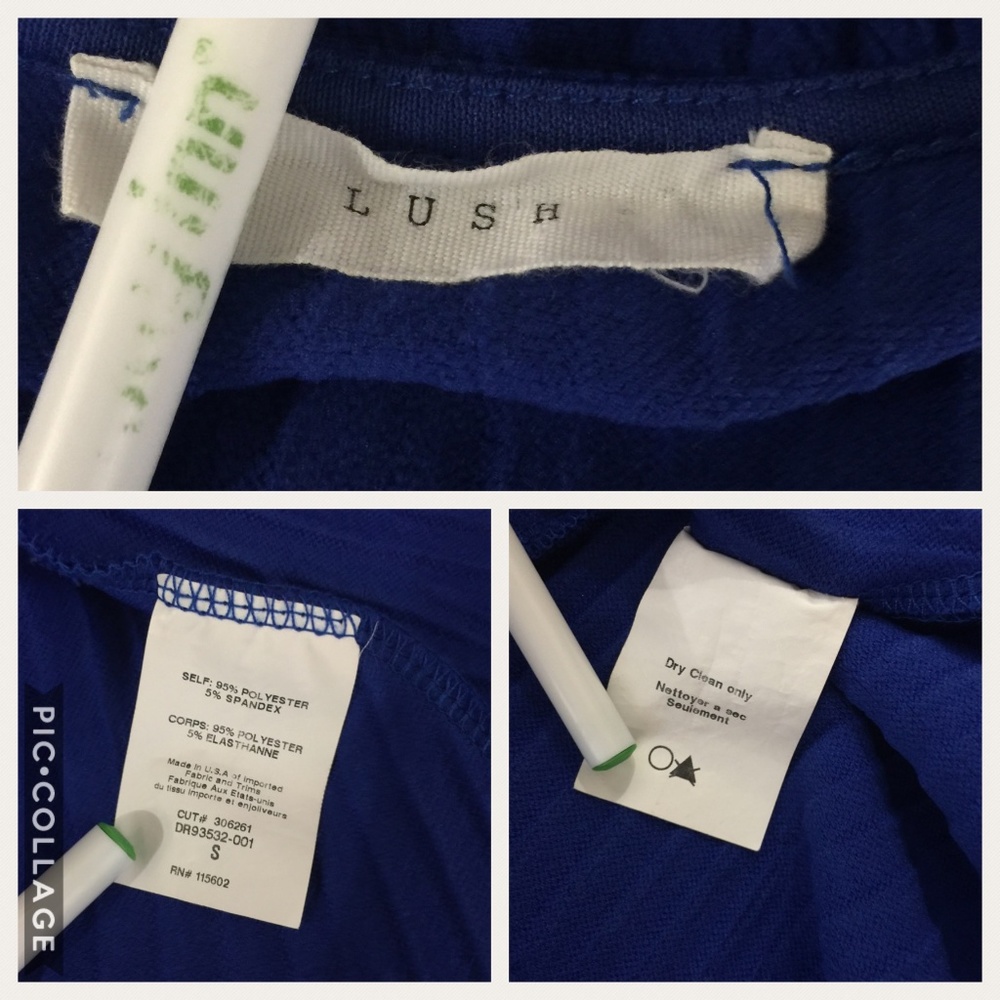 Lush Womens S Blue Dress Sleeveless - Picture 8 of 8